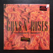 GUNS N' ROSES The Spaghetti Incident SEALED 1993 ORANGE VINYL Hype Stickers