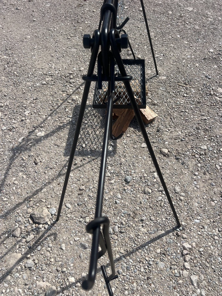 Dutch oven cookset,Open fire cooking,Cowboy cooking,Campfire grill,Asado, - Image 3 of 4