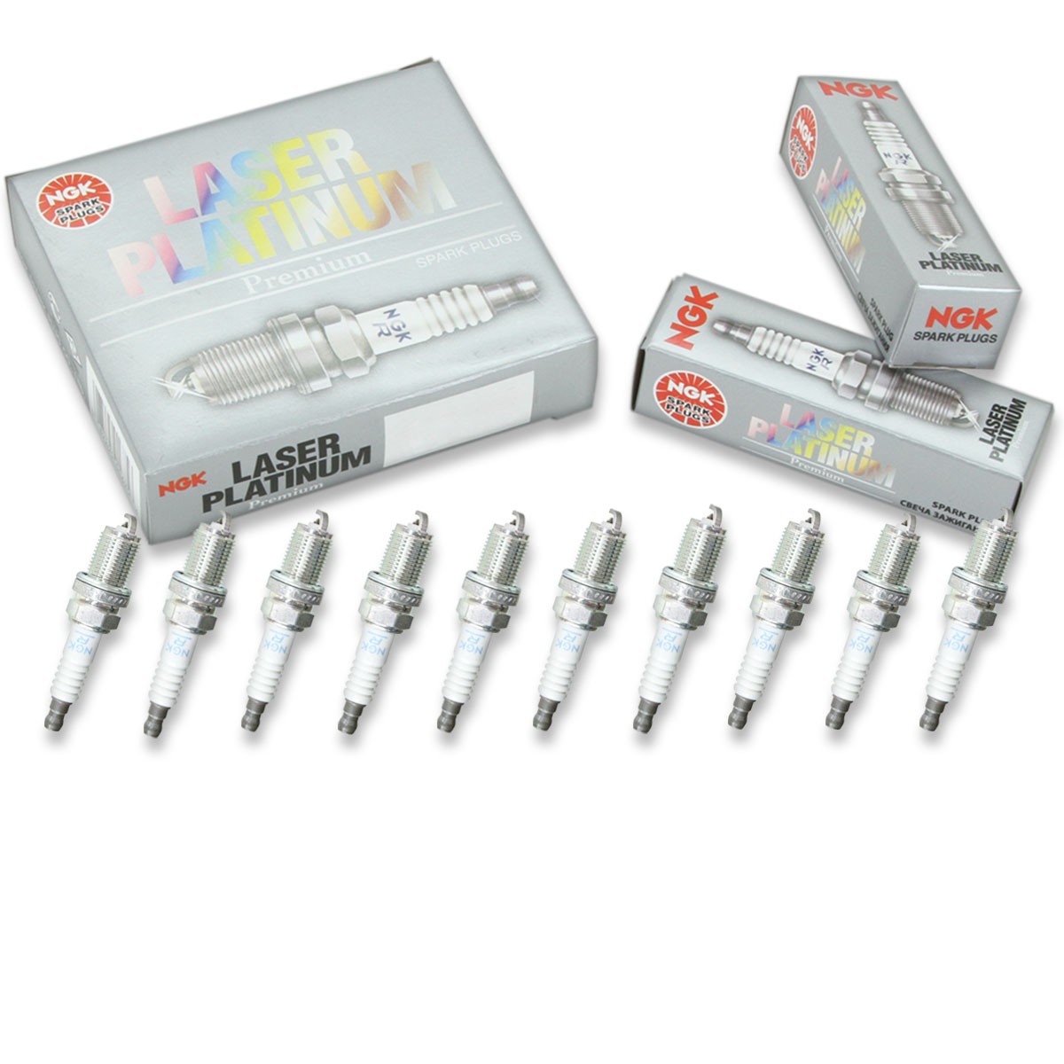 10 pc NGK 2647 PFR5G-11 Laser Platinum Spark Plugs for SP485 RC12PYP ke