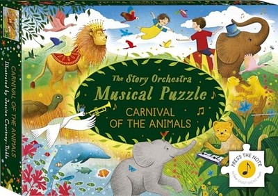 Kaddo-Geschichtenorchester Karneval der Tiere musikalisches Puzzle Pre-H245z