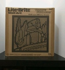 Lite Brite Wall Art Transformers - 16" x 16" - 6000 Pieces - Brand New SEALED