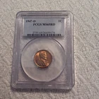 Lincoln Wheat Small Cent 1947-D PCGS MS65 RD Red Denver Business Strike