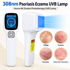 308nm UVB Skin Care Lamp 64 Diodes Handheld Phototherapy Device Adjustable Dose