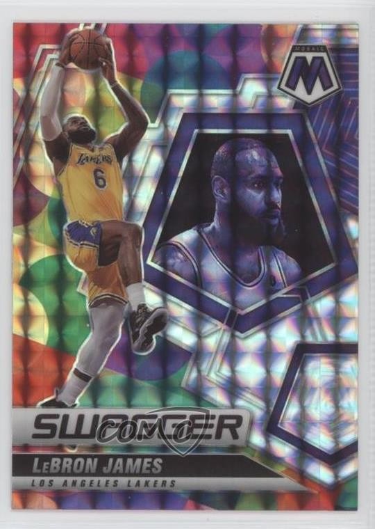 2021-22 Panini Mosaic Swagger LeBron James #2 t0r