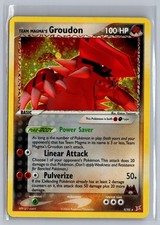 Team Magma's Groudon 9/95 Holo Rare Team Magma vs Team Aqua Pokemon Holo NM on eBay