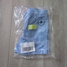Janie And Jack Boys Twill Patch Pocket Pull-On Short Size 3 Blue