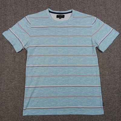 Ocean Current Shirt Mens Large Blue Striped Crewneck Casual Short Sleeve Tee