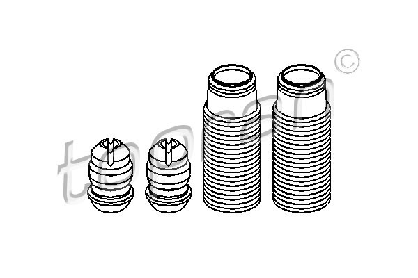 ✅Fits TOPRAN HANS PRIES 914 001 DAMPER KIT  ⭐UK Seller⭐