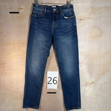 Flint and Tinder Straight Fit Selvedge Jeans Men's 28x30 Blue Denim Dark