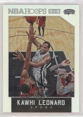 2015-16 Panini NBA Hoops Silver 149/299 Kawhi Leonard #42 04cw