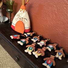 Kubla Crafts Teepee And 10 Indians Vintage 1989 Counting Learning