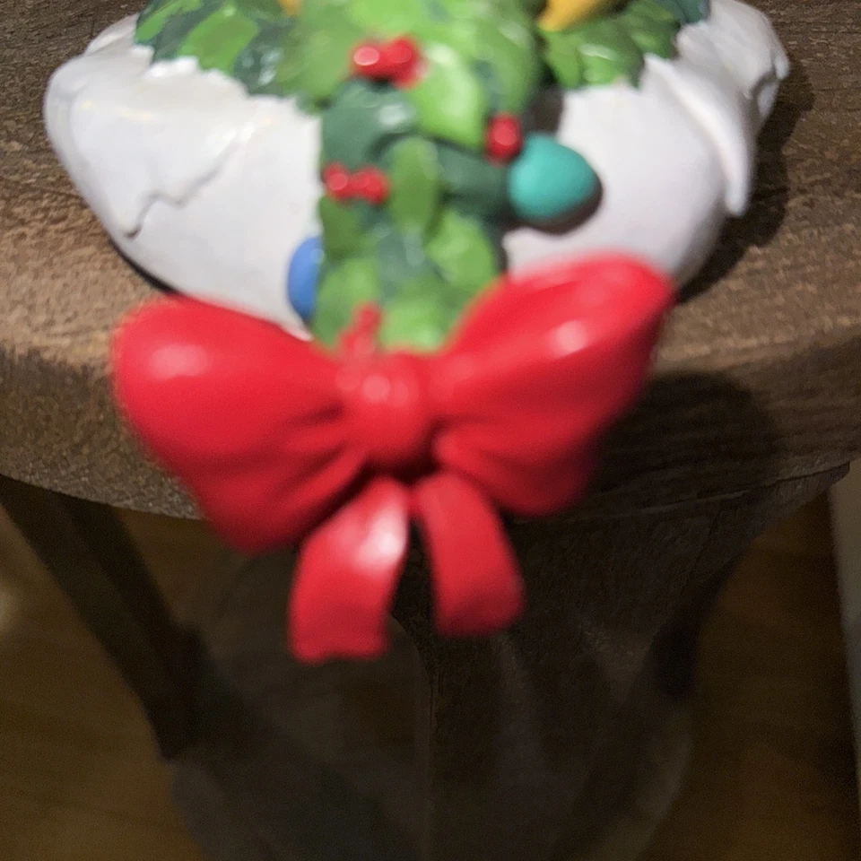 Винтажный WINNIE THE POOH & PIGLET чулок держатель Pooh's Winter Wonderland читать больше - Изображение 2 из 4