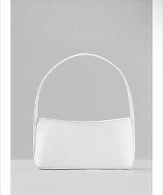 Vagabond Shoemakers Verona White Leather Shoulder Bag purse handbag minimal NWT