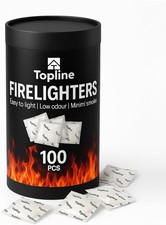 Instant Fire Starter Lighters Multipack - 100 Odourless Firelighters Sachets...  0.24 per lighter
