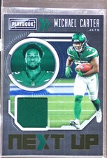 2021 Playbook Michael Carter RC JSY #NXT-MCA Jets Next Up Jerseys