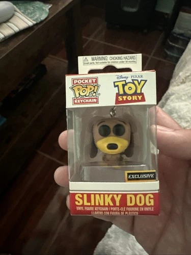 Slinky Dog Exclusive Toy Story Pocket Pop Keychain Funko