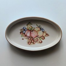 Churchill Somerset ovale Servierschale Obst Design 34 cm Made in England unbenutzt