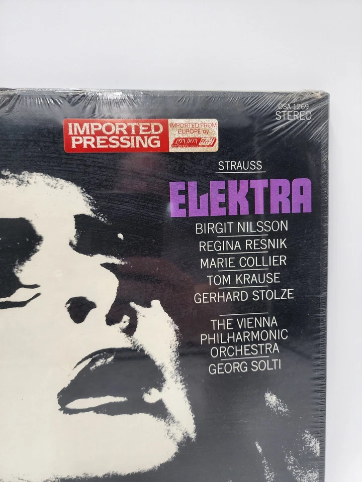 SOLTI / Strauss Elektra  UK London OSA 1269 FFRR STEREO 1967 BOX SET SEALED - Image 4 of 4
