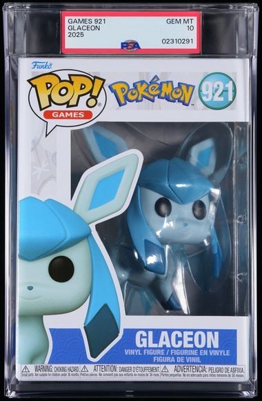 Funko Pop! Games Pokémon Glaceon Vinyl Figure #921 PSA 10 GEM Mint Cert