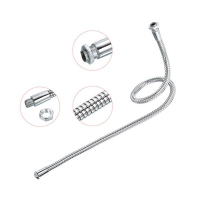 23.6'' Universal Gooseneck Hose M10/M8 Fine Thread 8mm Bendable Flexible Arm Tube
