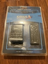 SIRIUS STILETTO VEHICLE KIT SLV1 Portable Satellite Radio Dock/Remote  Sealed