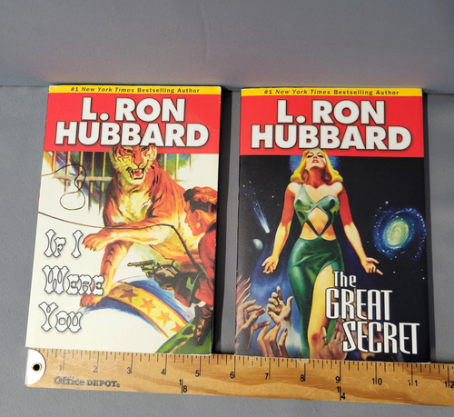 If I Were You L. Ron Hubbard The Great Secret Sci-Fi Fantasy Softcover Book Lot - Foto 14 di 20