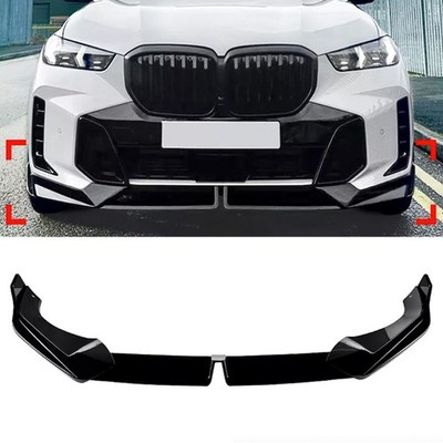 MP Style Gloss Black Front Bumper Lip Splitter For BMW X5 G05 M Sport 2024-2026