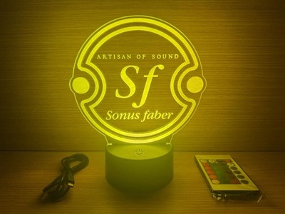 READ INFO - Led Lamp RGB Logo Sonus Faber Cremona Venus Duetto Concerto man