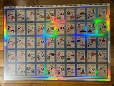 NYCC 2025 INVINCIBLE SI DUAL SIGNAGRAPH -BLUE 1/1 SEASON 1 KEEPSAKE UNCUT SHEET