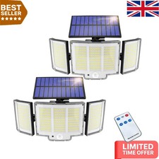 Energy-Saving 348 LED Solar Security Lights – 2000LM Motion Sensing Outdoor
