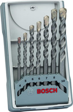 Bosch CYL-3 Betonbohrer Set Für Beton, Ø 4/5/6/6/7/8/10 Mm, 7-Tlg