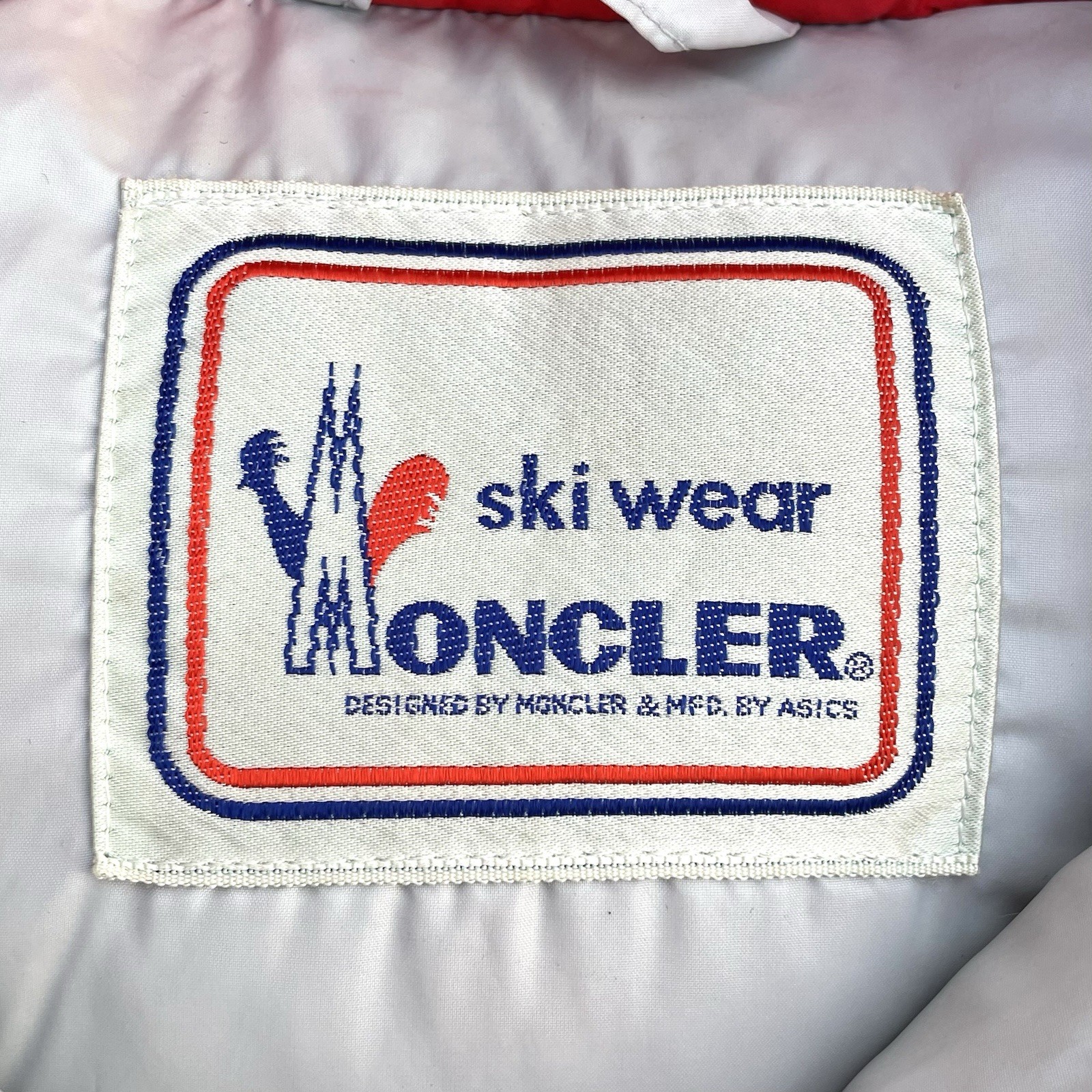 MONCLER x ASICS Gore-Tex Down Grey Puffer Jacket Ski Wear In Japan M 80s Vintage thumbnail 11