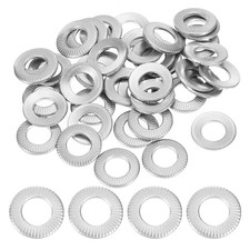 100Pcs Flat Washers M6x12mm Stainless Steel Belleville Spring Disc Washers