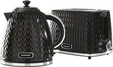 Image of Daewoo Argyle SDA1829 1.7 Litre 3kw Jug Kettle and 2 Slice Toaster All In One Ki