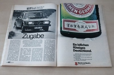 Auto Motor Sport AMS 20/1973 Saab 99 LE Automatik mit 110PS im TEST auf 4 Seiten
