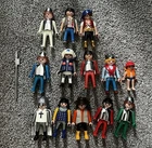 Playmobi Lot Of 13 Figures Ranging From 1974-1990s Vintage With Accessories