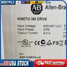 2097-V34PR5-LM /A Kinetix 350 Servo Driver Factory Sealed AB US Free Tax