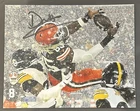 David Njoku Cleveland Browns Snow Signed Autographed 8x10  Photo Prime Time COA