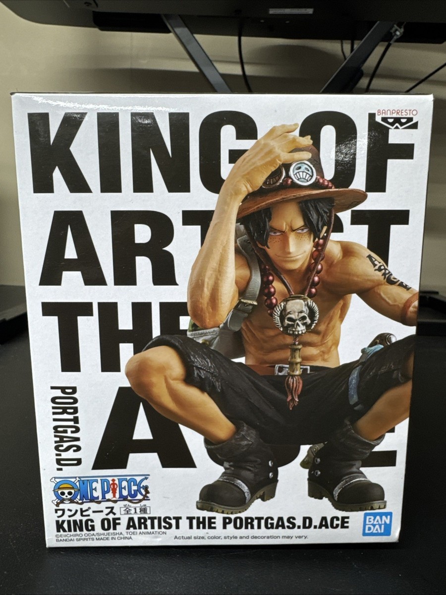 BANPRESTO One Piece King of Artists The Portgas D Ace Figure | eBay