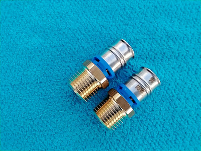 2 x Nippel, Übergangsverschraubung AG, 16 x 1/2''AN , Conel MV2, Alpex