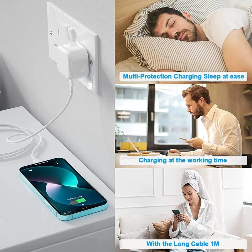 Charging adapter & cable for iPhone & iPad-USBC To Lighttning - Image 4 of 4