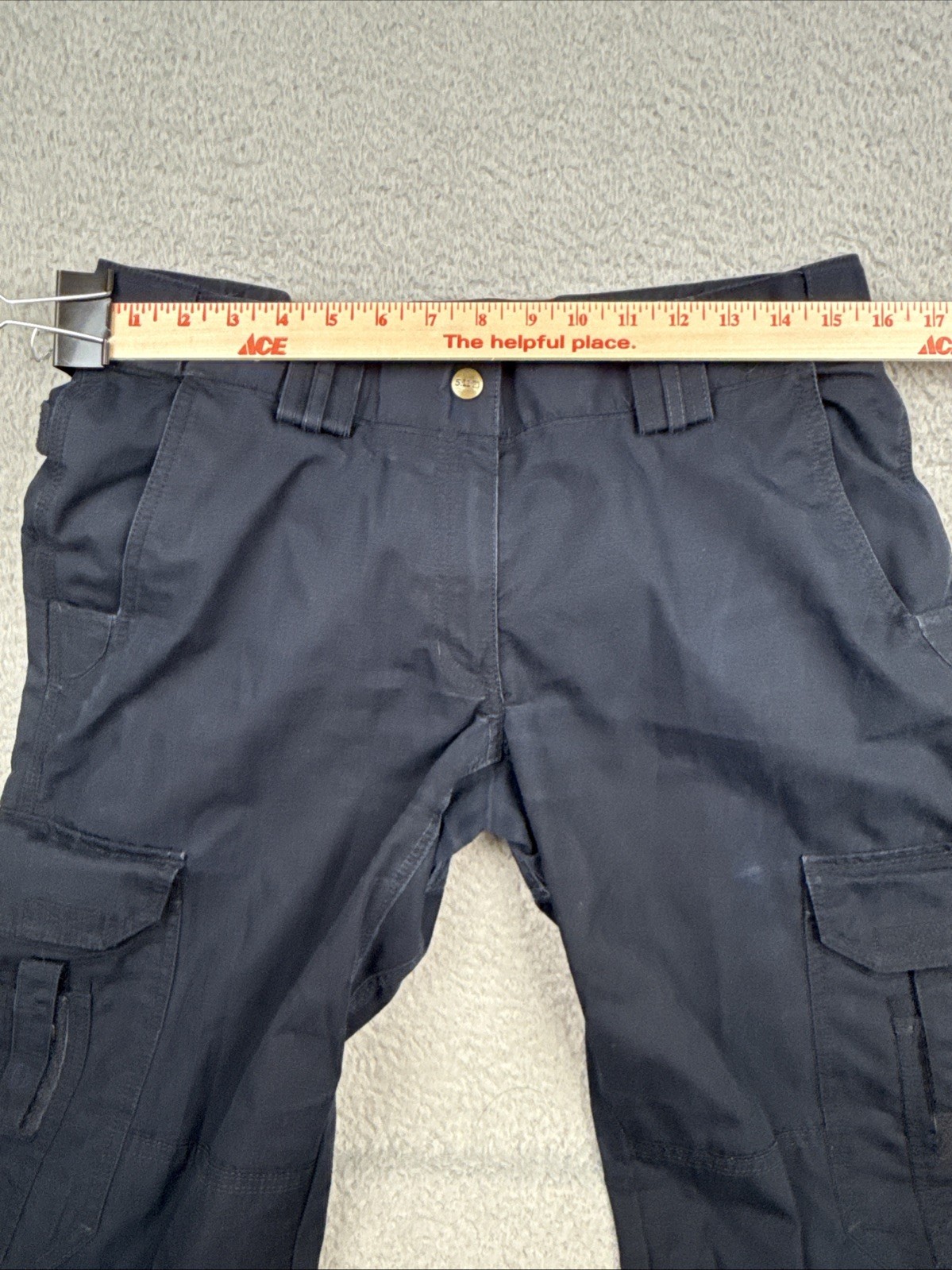 5.11 Taclite Ripstop Women's EMS Pants Navy SZ 12 Long 511 Cargo Tactical 64369 image 10