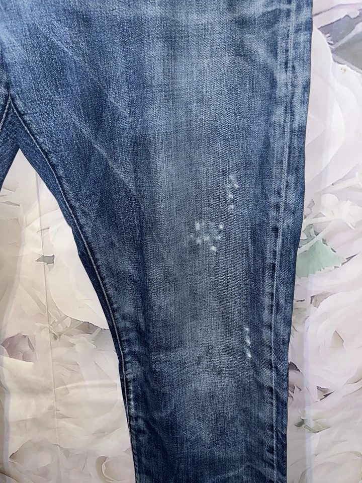 Джинсы из денима PRPS Barracuda прямые штанины искусственно состаренные мужские размер 36 средняя стирка - Изображение 4 из 4