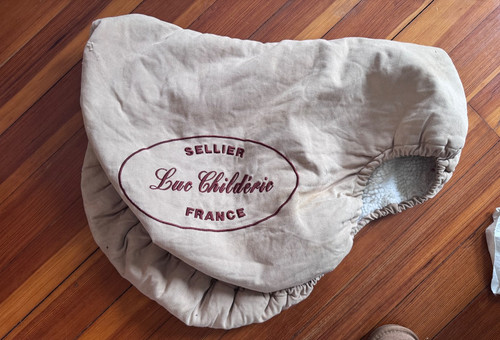Luc Childeric Sheepskin Lined Saddle Cover - GUC - RARE!