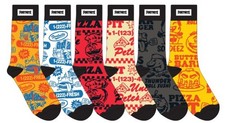 Fortnite 6pk Crew Sock Mens Size