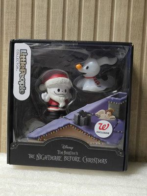 The Nightmare Before Christmas Little People Collector Set Of 2 Fisher Price