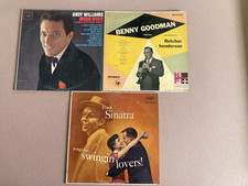 3 LP Records, Benney Goodman, Andy Williams & Frank Sinatra