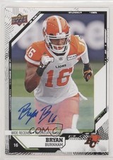 2019 Upper Deck CFL Auto Bryan Burnham #161 Auto 1d1f
