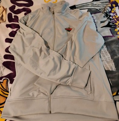 level wear XXL gray full zip minnesota wild track jacket