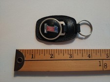 * RARE 70S hd harley davidson no.1 usa MC MOTORCYCLE LEATHER KEYCHAIN RING  *